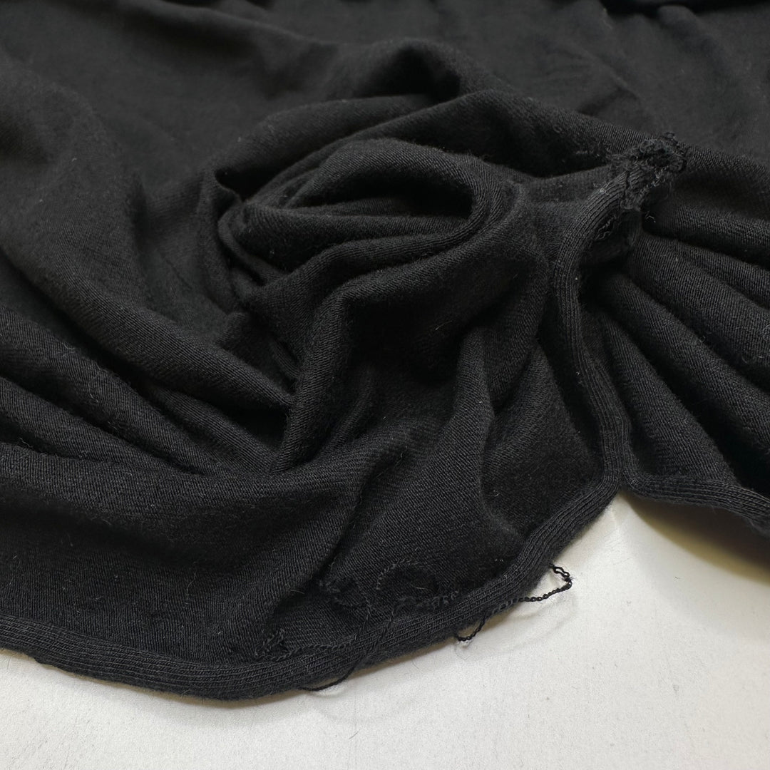 Sledging - Jersey Cotton Knit - Black - 1.3M Bundle