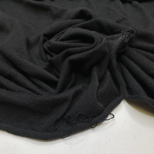 Sledging - Jersey Cotton Knit - Black - 1.3M Bundle