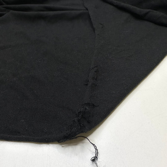 Sledging - Jersey Cotton Knit - Black - 1.3M Bundle