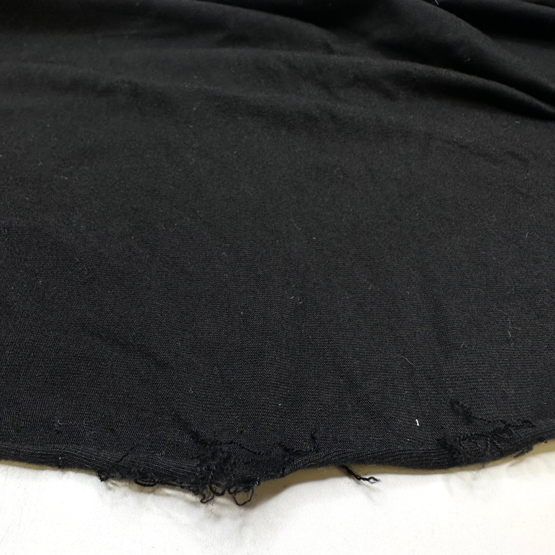 Sledging - Jersey Cotton Knit - Black - 1.3M Bundle
