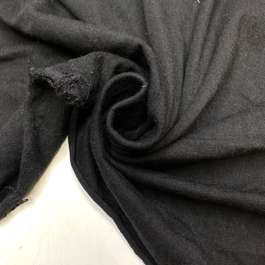 Sledging - Jersey Cotton Knit - Black - 1.3M Bundle