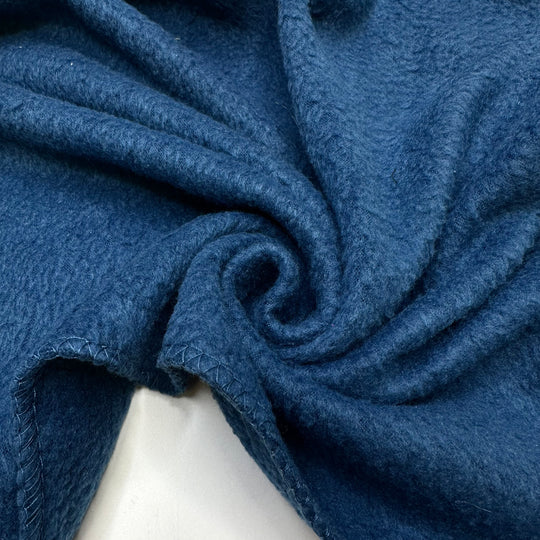 Surrounded By Sea - Fleece Poly Knit - Blue - 1M Bundle