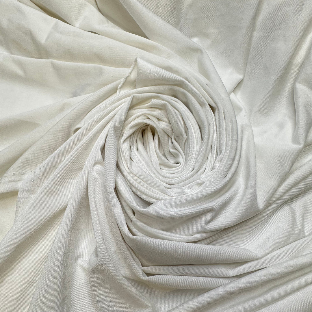 Making Snow Angels - Polyester Blend Knit - White - 3.15M Bundle