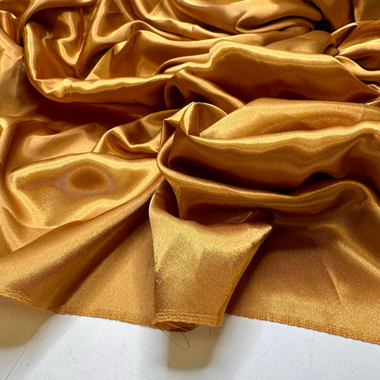 Shining In The Spotlight - Satin Polyester Blend Woven - Copper - 3.75M Bundle