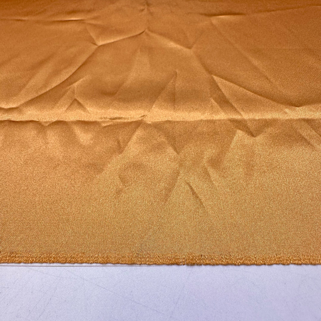 Shining In The Spotlight - Satin Polyester Blend Woven - Copper - 3.75M Bundle