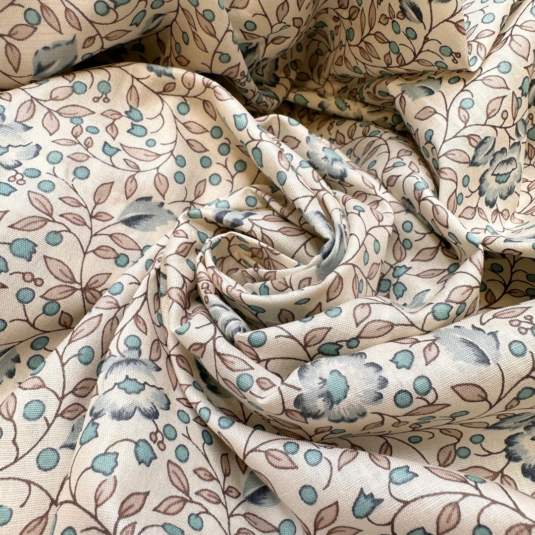 Lornas Garden Party - Cotton Woven - Cream Multi Floral - 2.9M Bundle