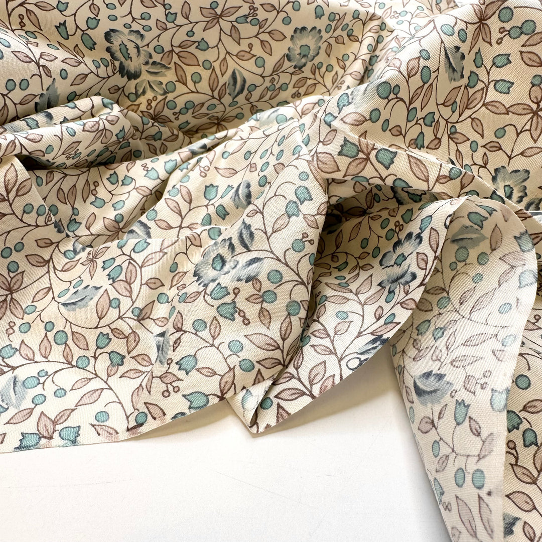 Lornas Garden Party - Cotton Woven - Cream Multi Floral - 2.9M Bundle