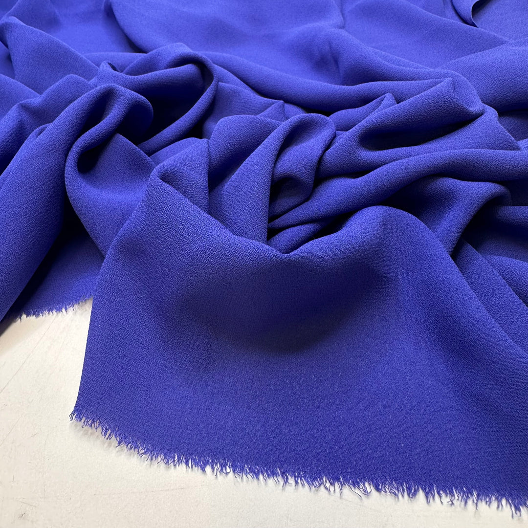 Watch As They Float In - Crepe Poly Woven - Dark Blue - 1.1M Bundle