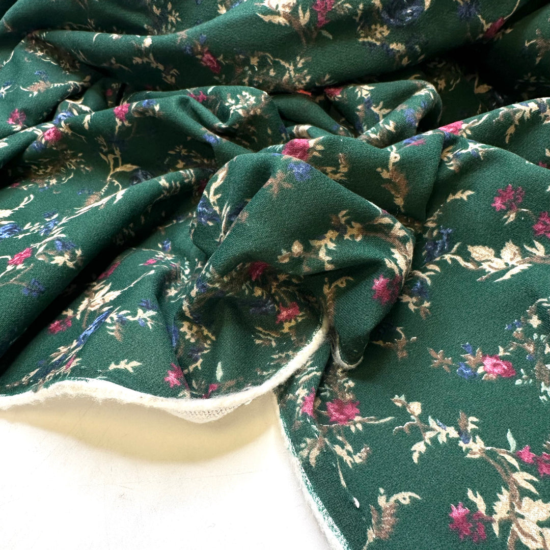 Pyjama Party - Jersey Fleece Cotton Blend Knit - Multi Floral - Bundles