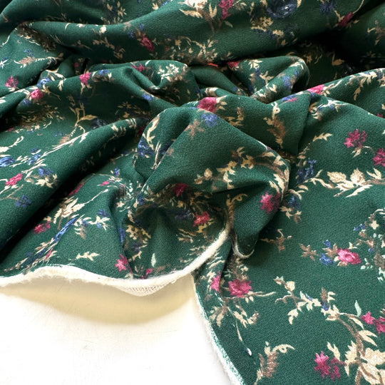 Pyjama Party - Jersey Fleece Cotton Blend Knit - Multi Floral - Bundles