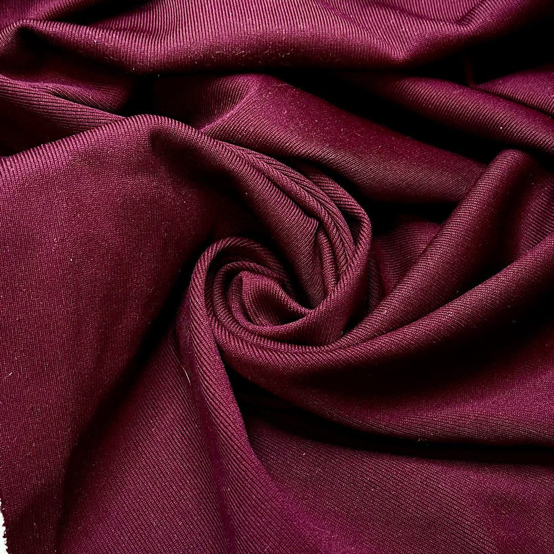 Wine Time - Rib Knit Poly Knit - Burgundy - Bundles