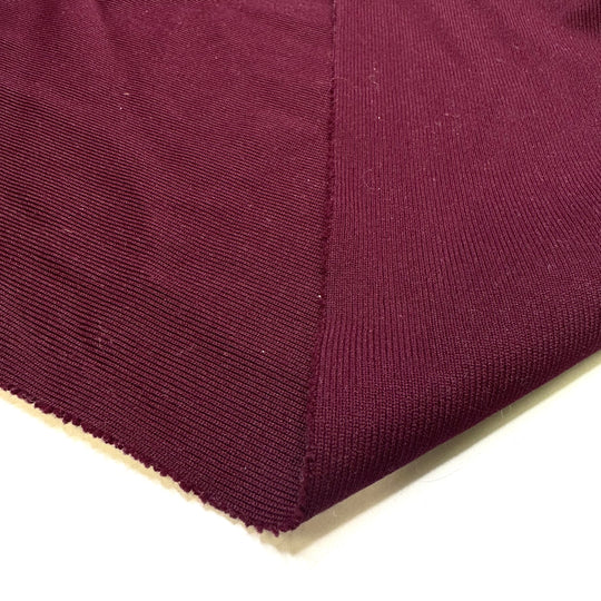 Wine Time - Rib Knit Poly Knit - Burgundy - Bundles