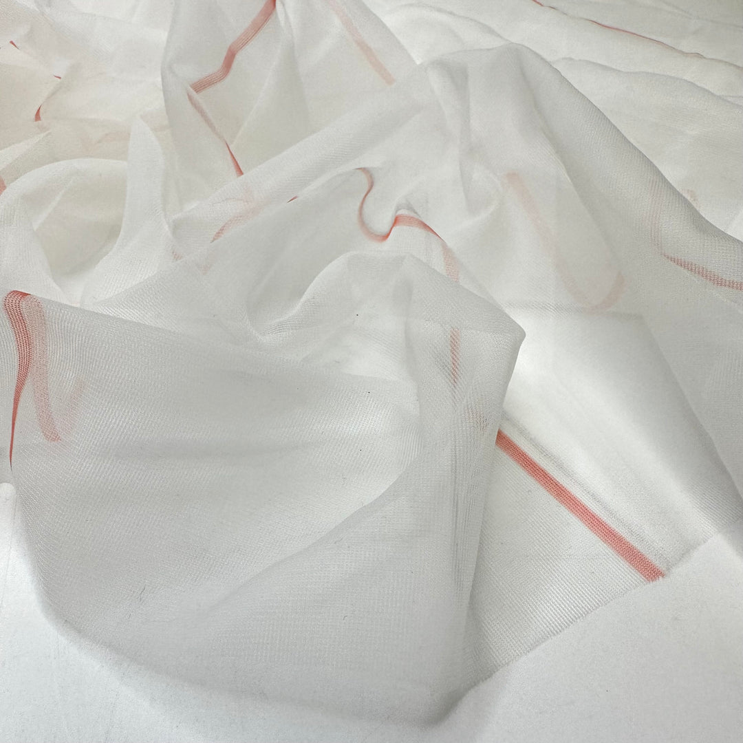 4 Pack Of Mesh - Mesh Poly Knit - White Multi - 2M Bundle