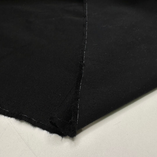 Late Night Conversations - Wool Blend Woven - Black - 1.25M Bundle