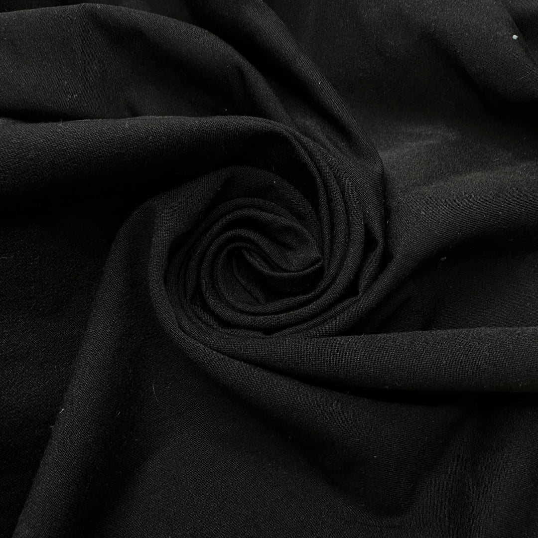 Late Night Conversations - Wool Blend Woven - Black - 1.25M Bundle