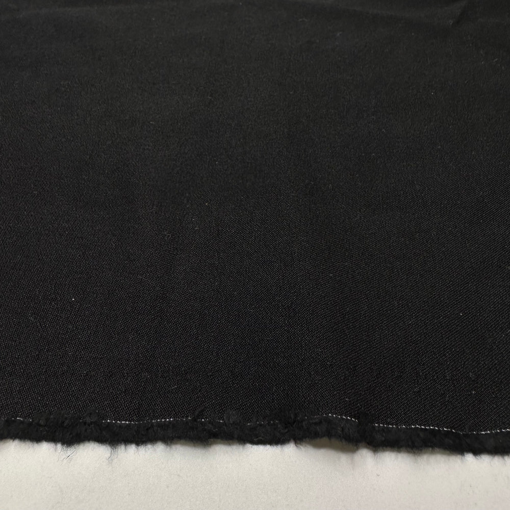 Late Night Conversations - Wool Blend Woven - Black - 1.25M Bundle