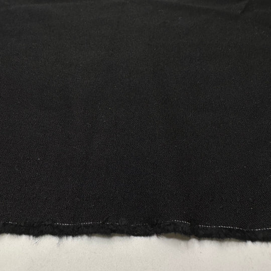 Late Night Conversations - Wool Blend Woven - Black - 1.25M Bundle
