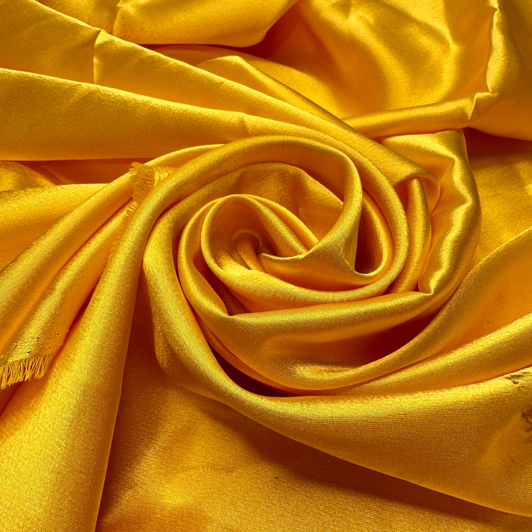 Gourmet Banana Split - Satin Polyester Blend Woven - Yellow - Bundles