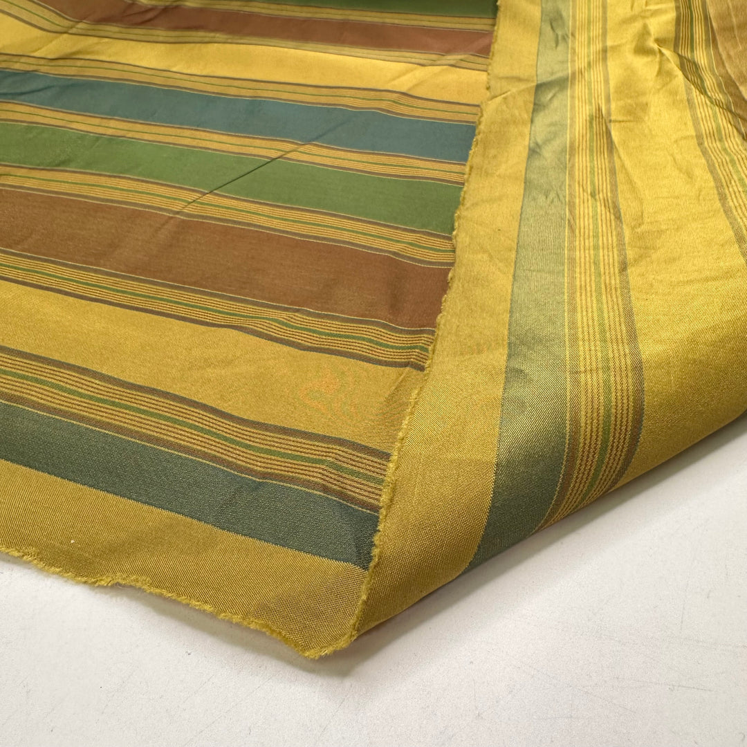 Furniture Shopping - Synthetic Blend Woven - Green Multi Stripes - 2.95M Bundle