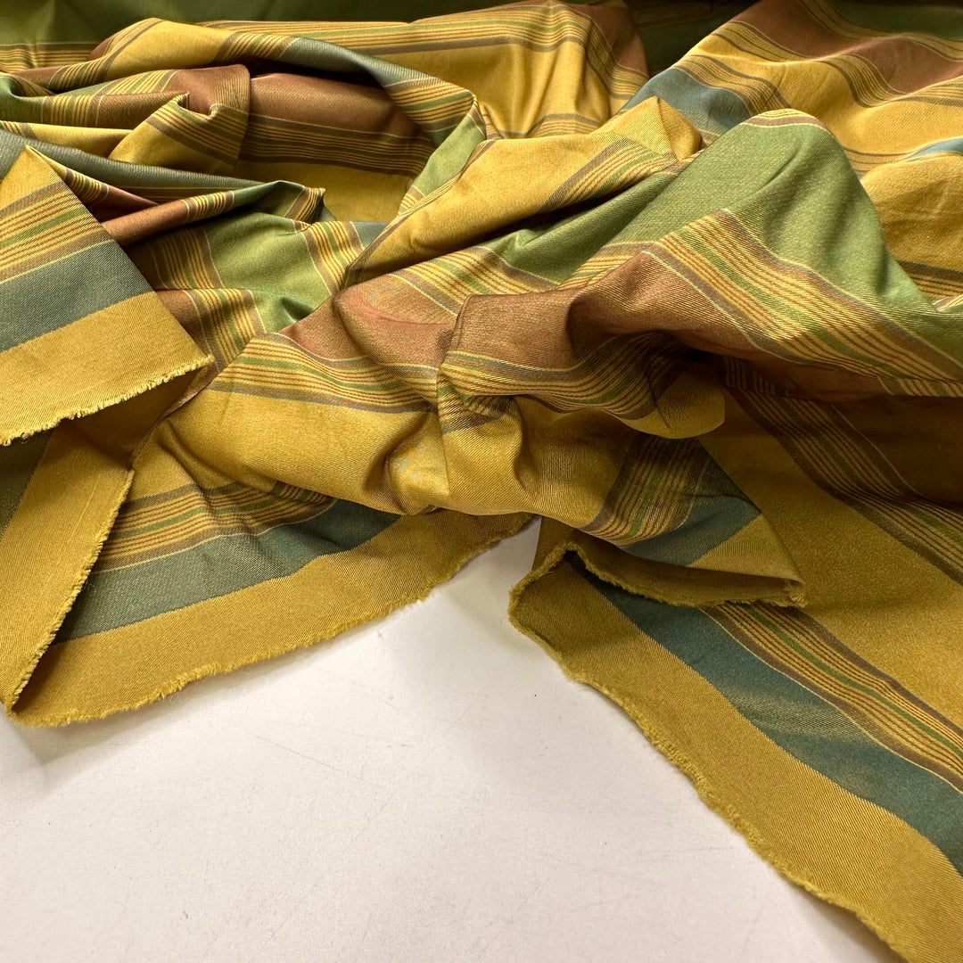 Furniture Shopping - Synthetic Blend Woven - Green Multi Stripes - 2.95M Bundle