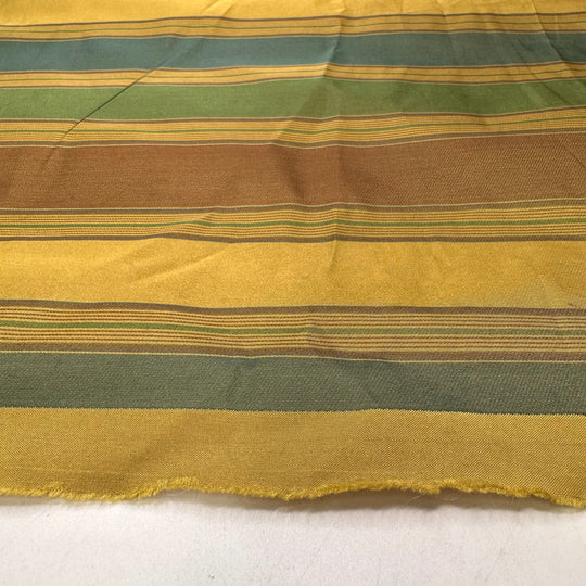 Furniture Shopping - Synthetic Blend Woven - Green Multi Stripes - 2.95M Bundle