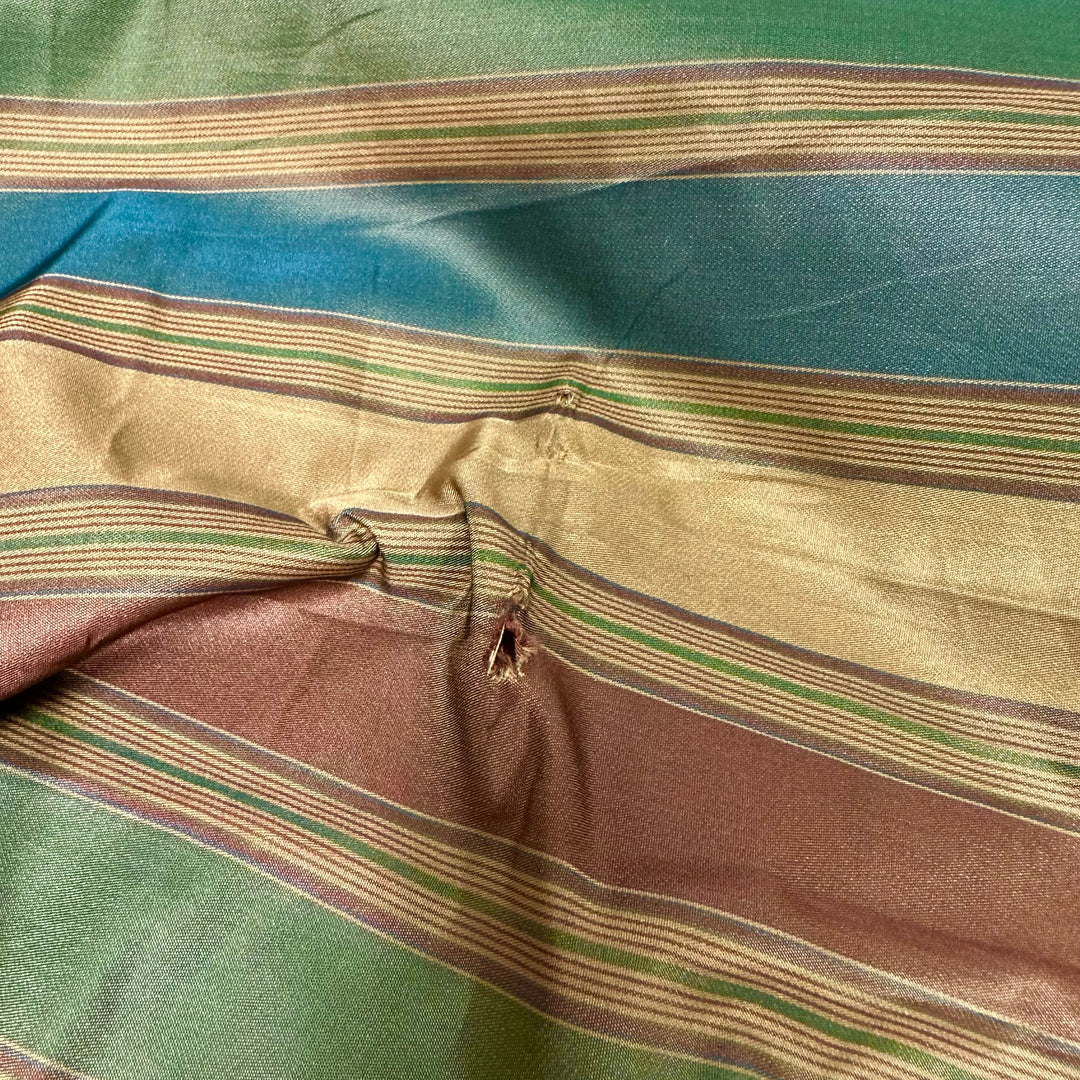 Furniture Shopping - Synthetic Blend Woven - Green Multi Stripes - 2.95M Bundle