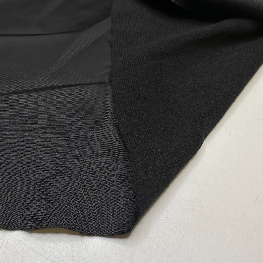 Powering The Lights - Softshell Rib Knit Poly Knit - Black - 0.8M Bundle