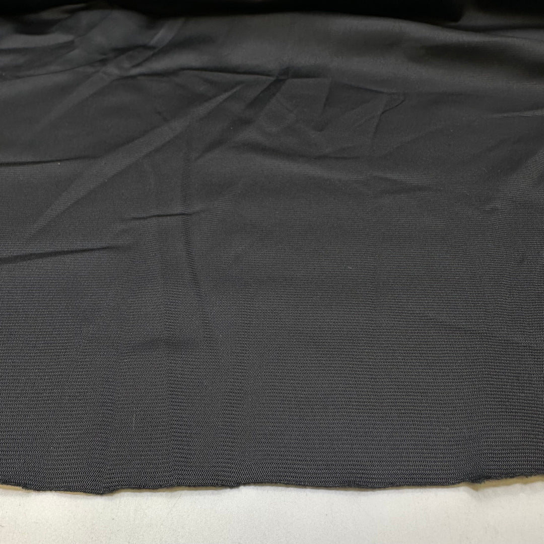 Powering The Lights - Softshell Rib Knit Poly Knit - Black - 0.8M Bundle