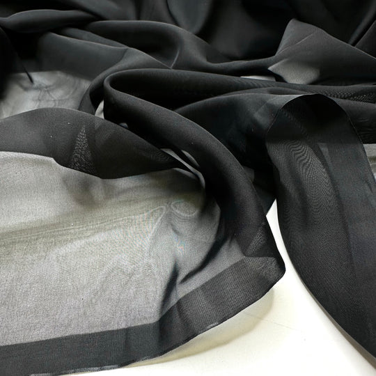 Ritzy Gem - Organza Poly Woven - Black - 2M Bundle