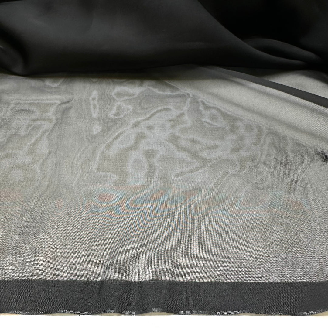 Ritzy Gem - Organza Poly Woven - Black - 2M Bundle