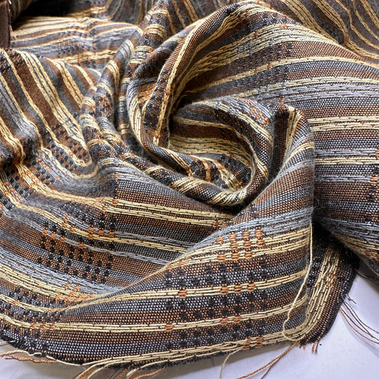 Reading Between The Lines - Tapestry Weave Poly Woven - Multi Stripes - 0.45M Bundle
