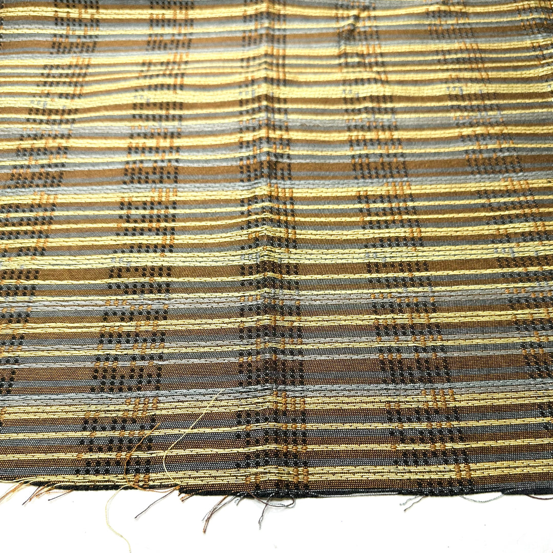 Reading Between The Lines - Tapestry Weave Poly Woven - Multi Stripes - 0.45M Bundle