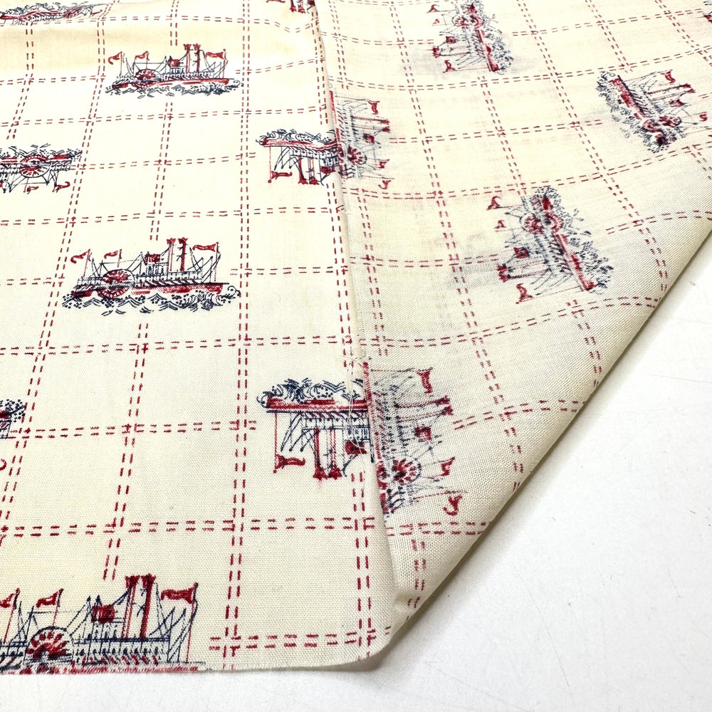Steaming Ahead - Cotton Woven - Cream Multi - 3.7M Bundle
