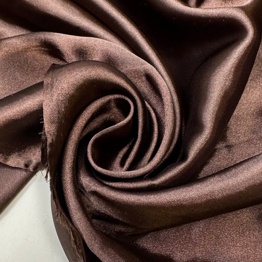 The Cats Happy Mew Year - Satin Poly Woven - Brown - 1.2M Bundle