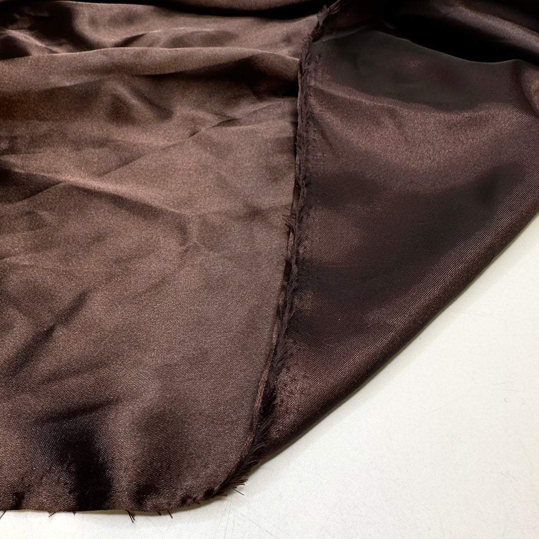 The Cats Happy Mew Year - Satin Poly Woven - Brown - 1.2M Bundle