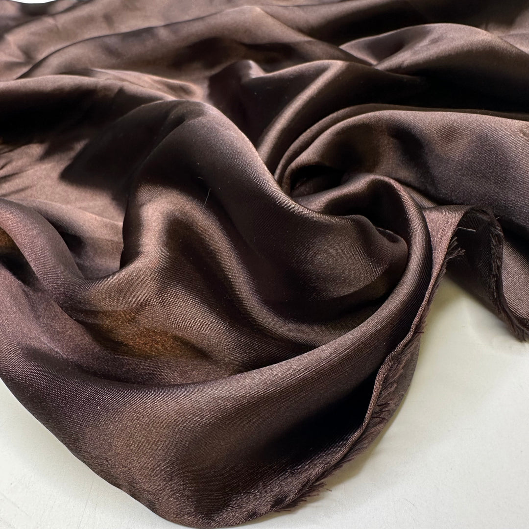 The Cats Happy Mew Year - Satin Poly Woven - Brown - 1.2M Bundle