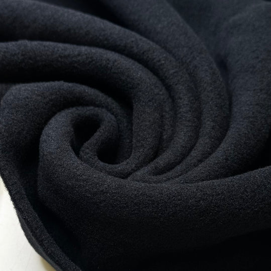 Spending NYE In My Comfy Clothes - Fleece Poly Knit - Black - 1.1M Bundle