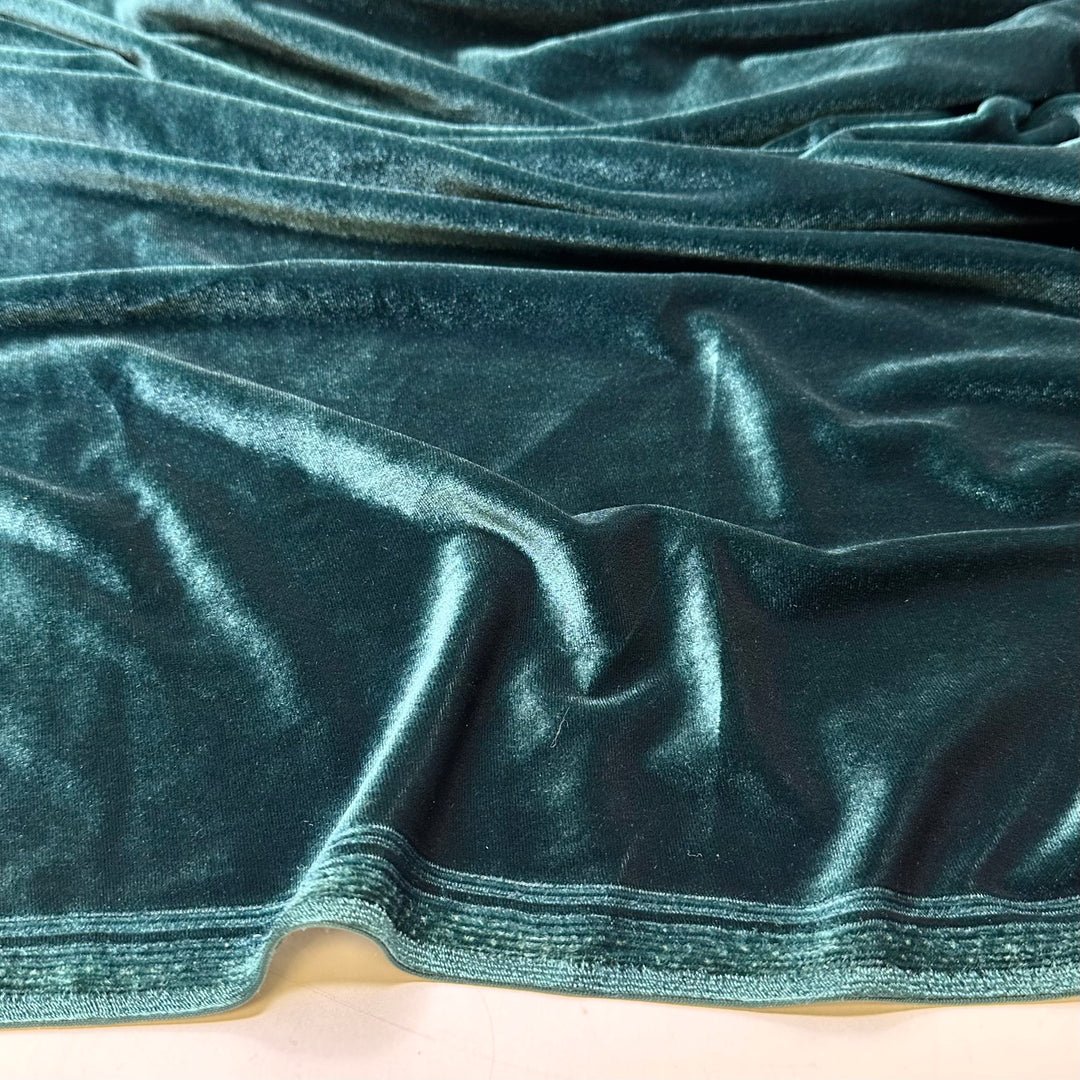 Celebrating Worldwide - Knitted Velour Polyester Blend Knit - Light Green/Blue - 1.3M Bundle