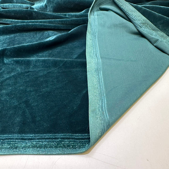 Celebrating Worldwide - Knitted Velour Polyester Blend Knit - Light Green/Blue - 1.3M Bundle