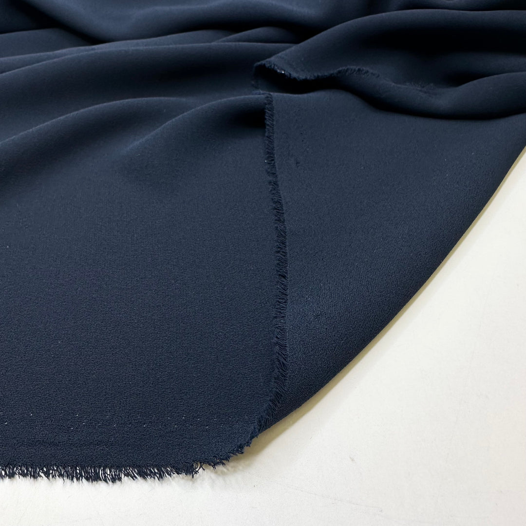Business As Usual - Crepe Poly Woven - Navy - 3.3M Bundle