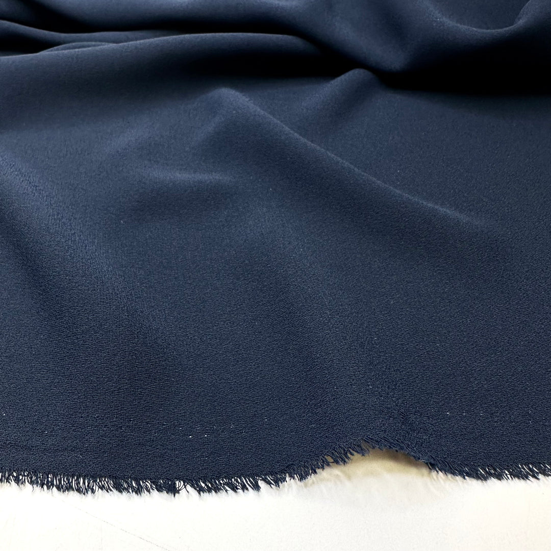 Business As Usual - Crepe Poly Woven - Navy - 3.3M Bundle