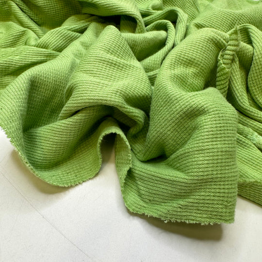 Freshly Mowed Grass - Waffle Knit Natural Blend Knit - Light Green - 4M Bundle