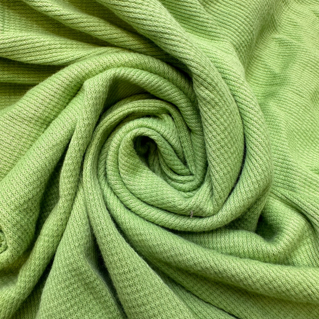 Freshly Mowed Grass - Waffle Knit Natural Blend Knit - Light Green - 4M Bundle