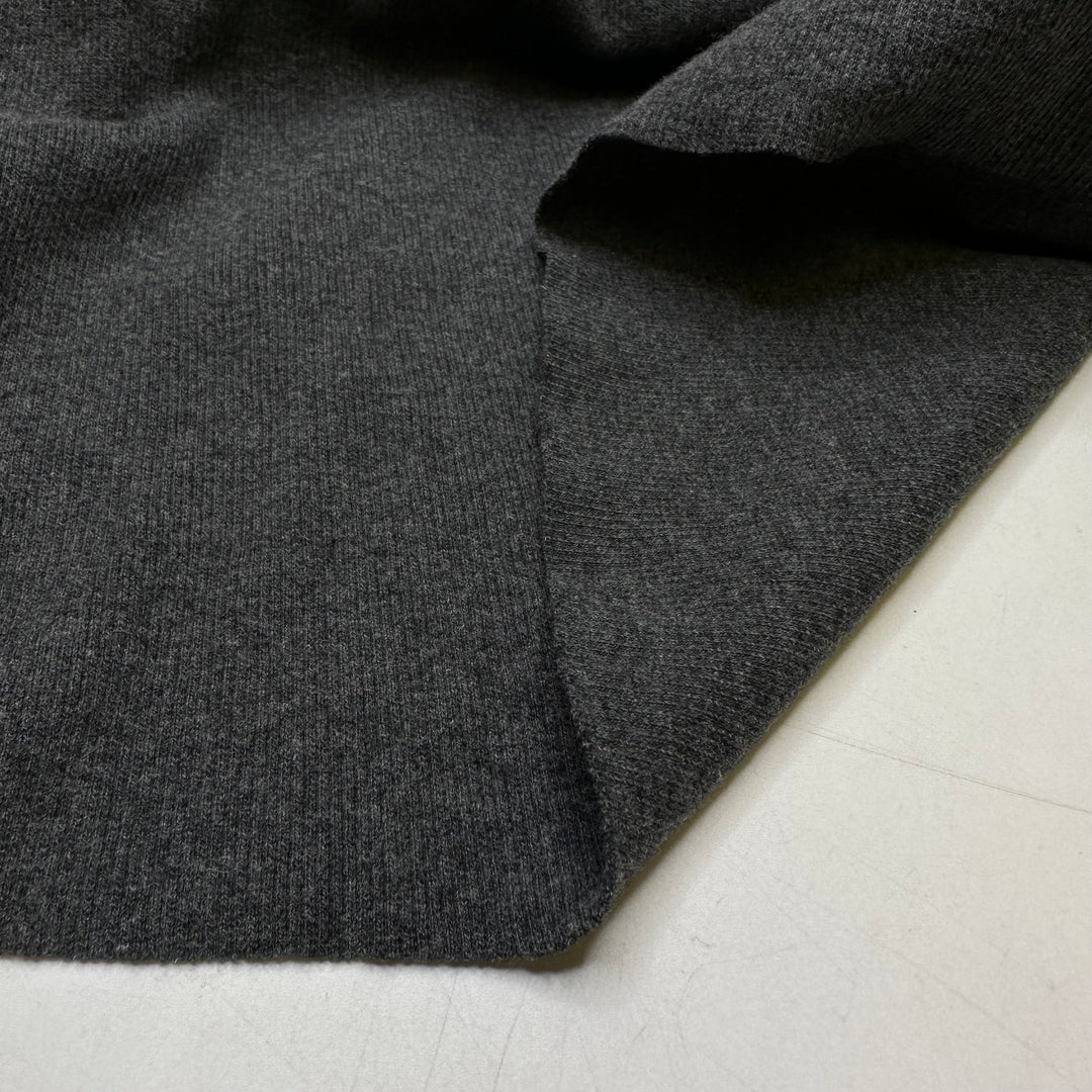 Rainy Days - Tubular Rib Knit Cotton Knit - Dark Grey - 1.9M Bundle