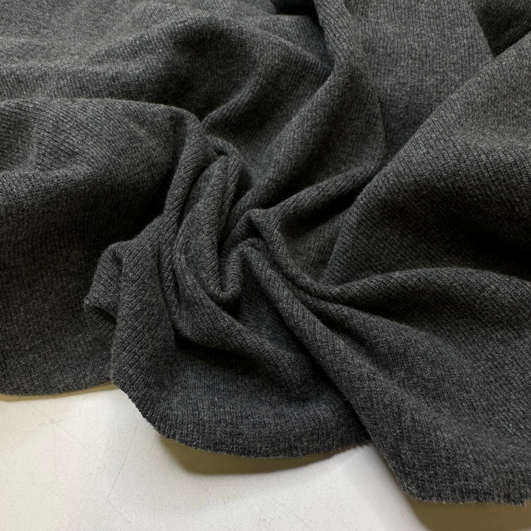Rainy Days - Tubular Rib Knit Cotton Knit - Dark Grey - 1.9M Bundle