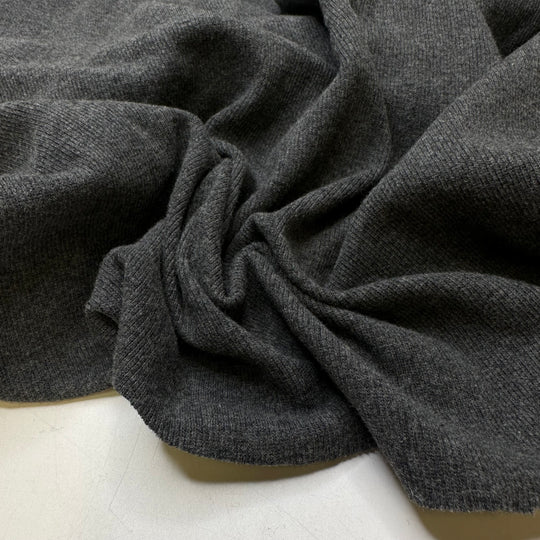 Rainy Days - Tubular Rib Knit Cotton Knit - Dark Grey - 1.9M Bundle