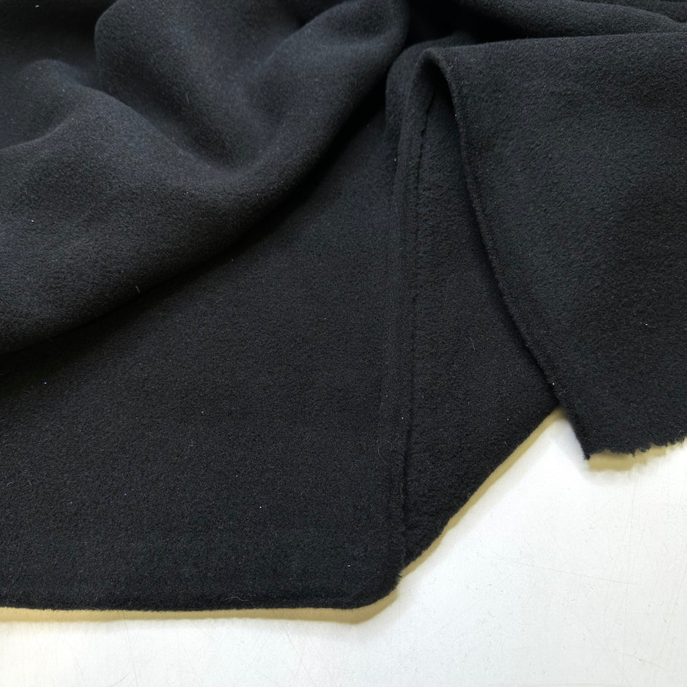 New Years Resolution - Fleece Poly Woven - Black - 1M Bundle