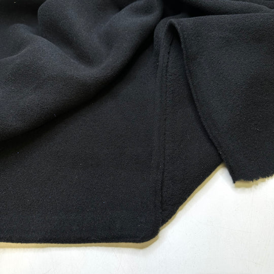 New Years Resolution - Fleece Poly Woven - Black - 1M Bundle