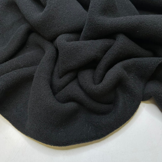 New Years Resolution - Fleece Poly Woven - Black - 1M Bundle