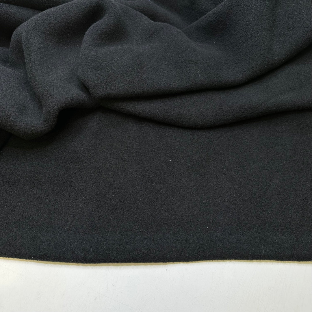 New Years Resolution - Fleece Poly Woven - Black - 1M Bundle